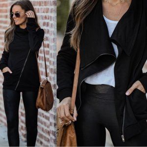 Vici Cody Cotton Blend Pocketed Jacket